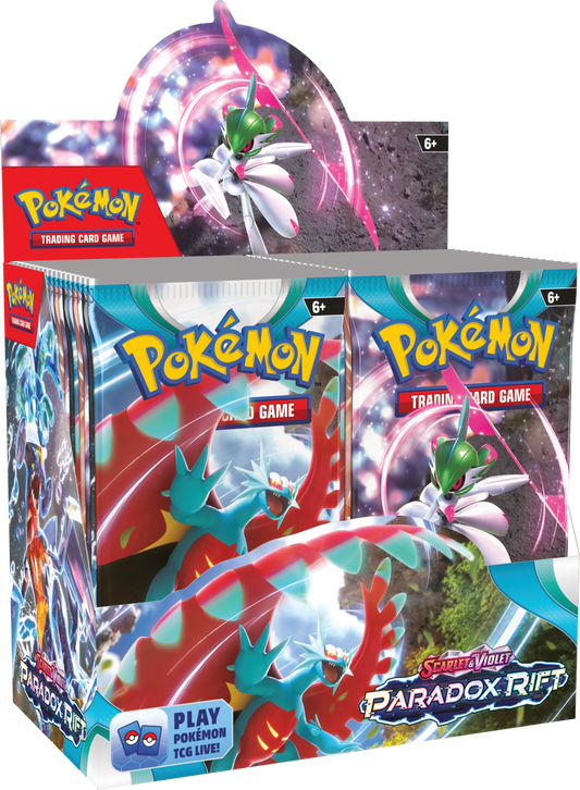 187-85399_SV04_3D_Booster_Display_36ct_Left_EN-1024x1395-811798f-1.png Pokémon TCG: Scarlet & Violet - Paradox Rift - Booster Box (36)
