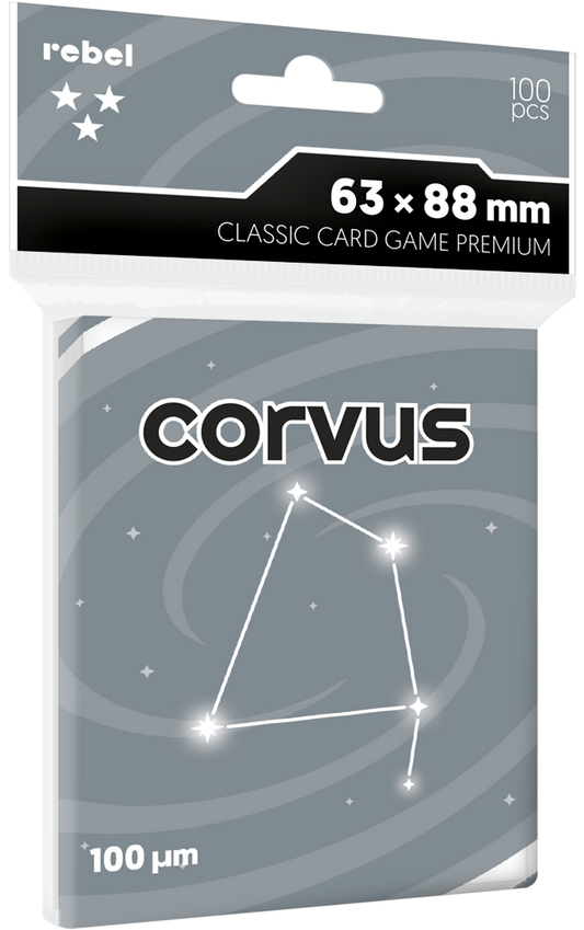 Rebel Corvus Premium Card Sleeves (63 × 88 mm)