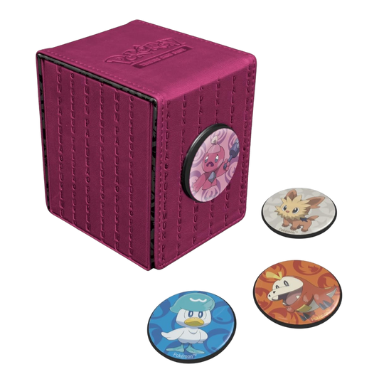 Ultra Pro Alcove Click Deck Box Pokemon Magenta