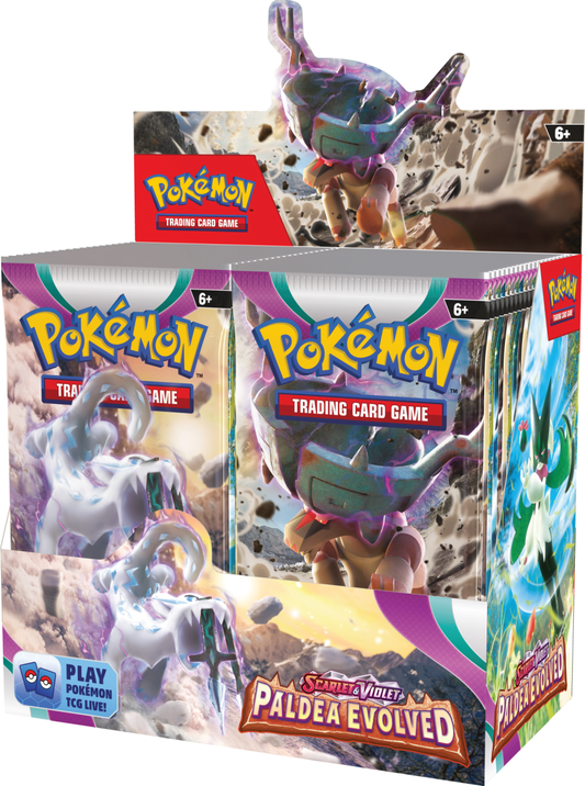 699-86349_SV02_3D_Booster_Display_36ct_EN-3748x5034-658edc0-1.png Pokémon TCG: Scarlet & Violet - Paldea Evolved - Booster Box (36)