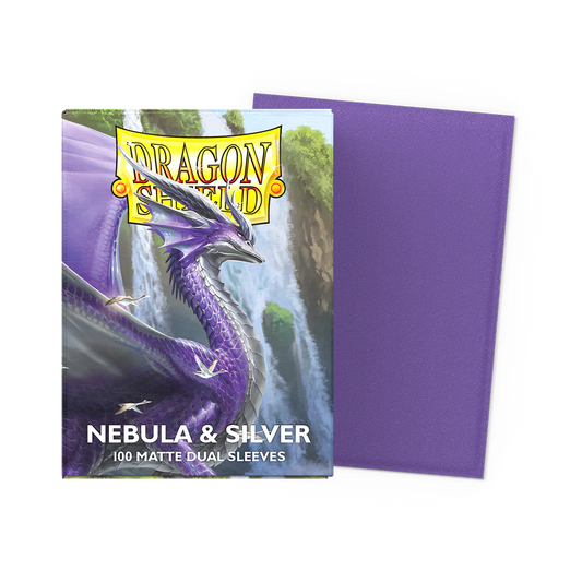 AT-15075-DS100-MATTE-wJIV8JQL-1.png Dragon Shield Nebula & Silver Sleeves (100pcs.)