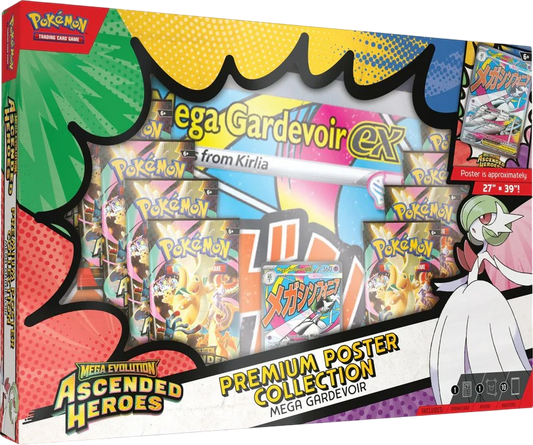 Pokemon TCG: Mega Evolution - Ascended Heroes: Mega Gardevoir Premium Poster Collection