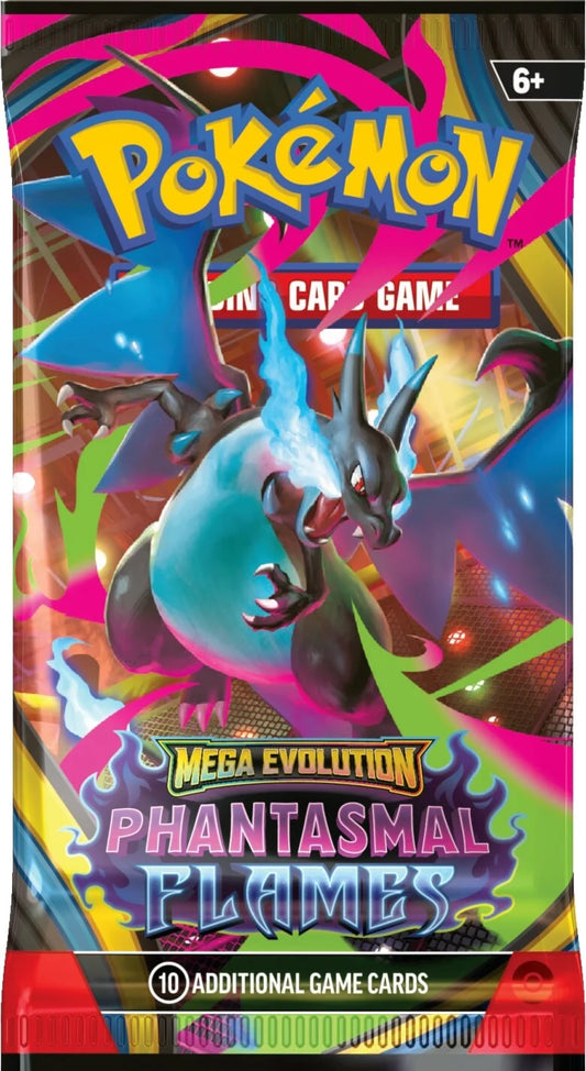 Booster1-1.jpg Pokémon TCG: Mega Evolution - Phantasmal Flames - Booster
