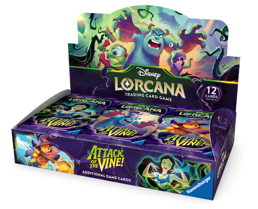 DLC_S13_Booster-Display_Open_Front-angled_EN-1.png Disney Lorcana Attack Of The Vine - Booster Box