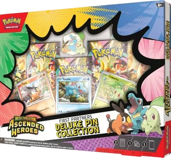 Pokemon TCG: Ascended Heroes First Partners Deluxe Pin Collection