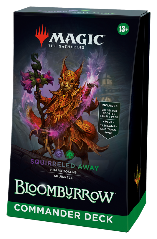 Magic The Gathering: Bloomburrow "Squirreled Away" - Commander Deck