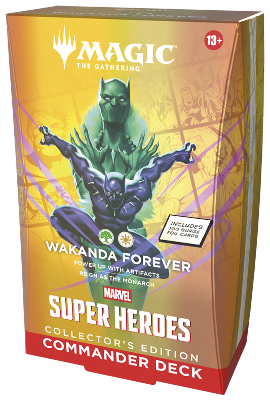Magic the Gathering: Marvel Super Heroes Commander Deck - Wakanda Forever - Collector's Edition