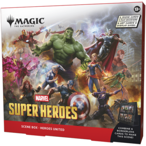 MTGMSH_EN_OtrBx_Scene_01_03-1.png Magic the Gathering: Marvel Super Heroes "Heroes United" Scene Box