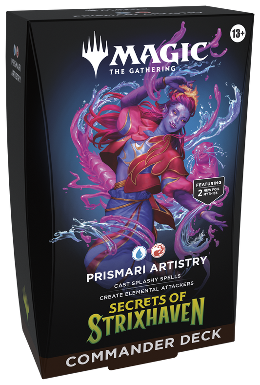 Magic the Gathering: Secrets Of Strixhaven - "Prismari Artistry" Commander Deck