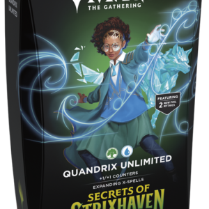 Magic the Gathering: Secrets Of Strixhaven - "Quandrix Unlimited" Commander Deck