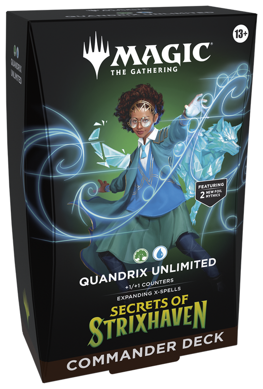 Magic the Gathering: Secrets Of Strixhaven - "Quandrix Unlimited" Commander Deck