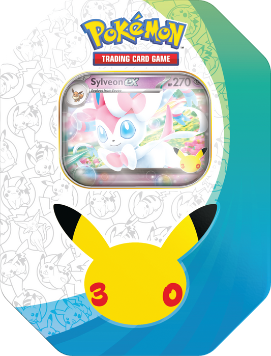 Pokemon TCG: 30th Celebration: Tin Sylveon Ex