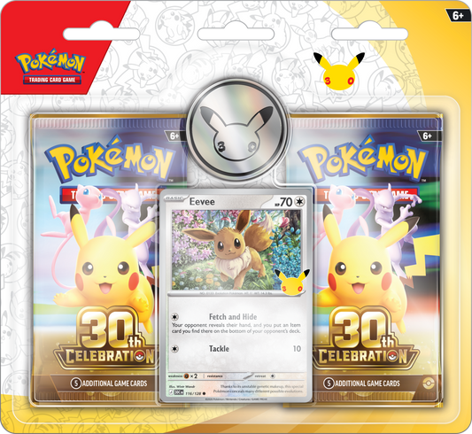 Pokemon TCG: 30th Celebration: 2-Pack Blister
