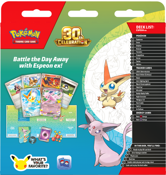 Pokemon TCG: 30th Celebration: Battle Deck - Espeon Ex