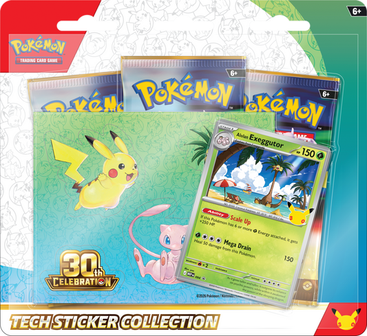Pokémon TCG: 30th Celebration -- Tech Sticker Collection Alolan