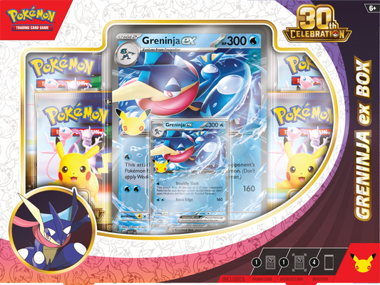 Pokemon TCG: 30th Celebration Ex Box - Greninja Ex