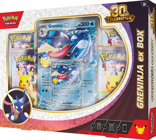 Pokemon TCG: 30th Celebration Ex Box - Greninja Ex