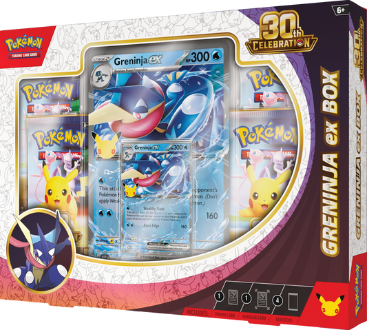 Pokemon TCG: 30th Celebration Ex Box - Greninja Ex