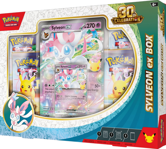 Pokemon TCG: 30th Celebration Ex Box - Sylveon ex