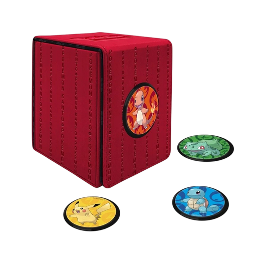 Ultra Pro Alvove Click Deck Box Pokemon Red