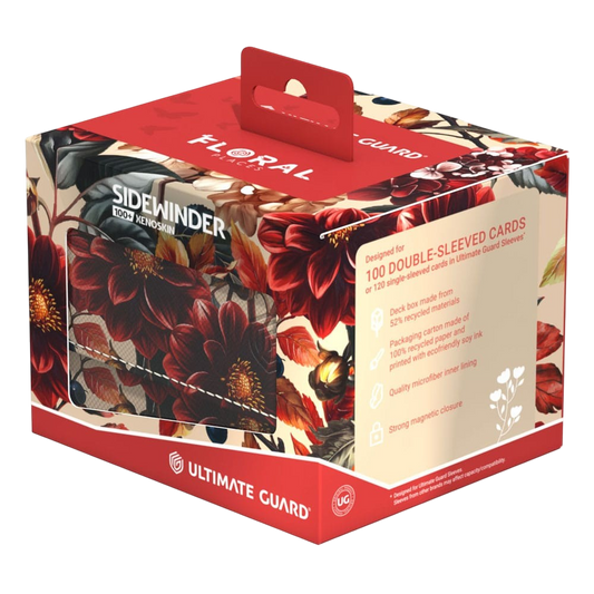 Ultimate Guard Sidewinder 100+ Xenoskin "Floral Places" - Autumn Heath