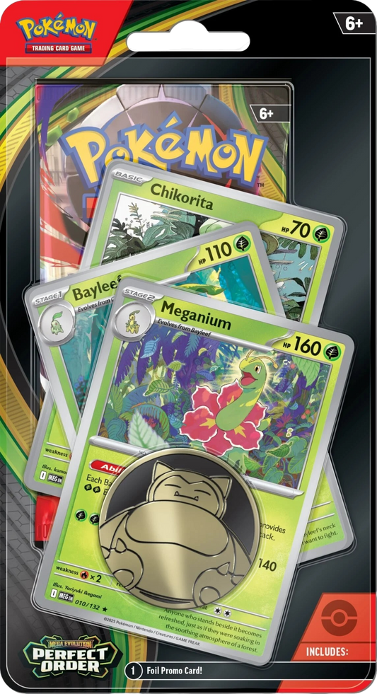 Pokemon TCG: Mega Evolution - Perfect Order - Checklane Blister - Meganium