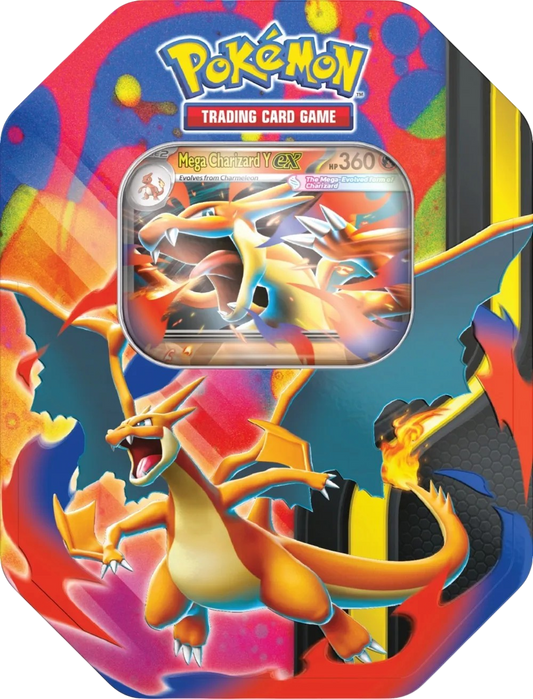 Mega Charizard Y ex Tin