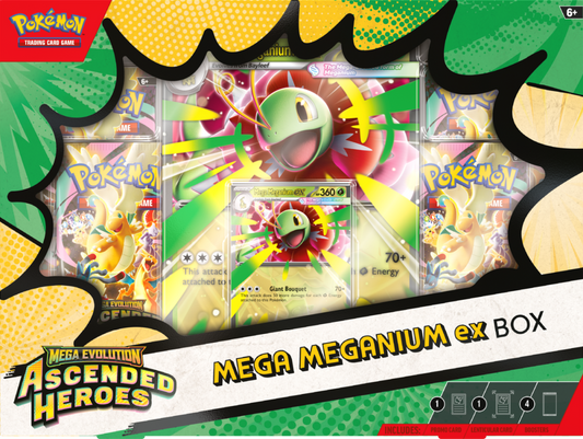 Pokemon Ascended Heroes: Mega Meganium ex Box
