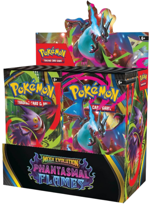 phanta_3.png Pokemon TCG: Mega Evolution - Phantasmal Flames - Booster Box (36)