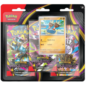 Pokemon TCG: Mega Evolution - Pitch Black - 3-pack Blister
