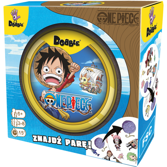 Dobble One Piece Card Game - Polish Edition - Rebel