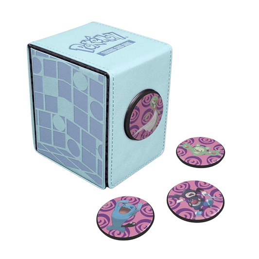 Ultra Pro Alcove Click Deck Box Pokemon Light Blue